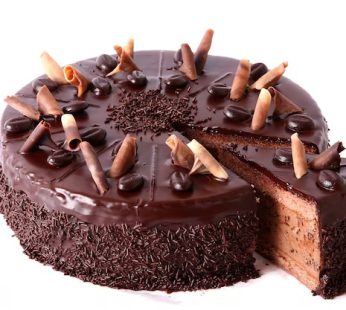 Dark Chocolate Truffle Cake