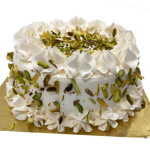 Kesar Pista Crunch Cake