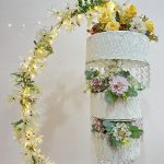 Three Tier Chandelier Cake