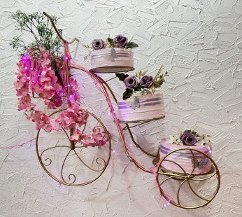 Three Tier Cycle Stand Cakes